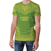 Polynesian Unisex T Shirt Kanaka Maoli Polynesian Chief Green Version - Polynesian Pride