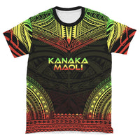 Polynesian Unisex T Shirt Kanaka Maoli Polynesian Chief Reggae Version - Polynesian Pride
