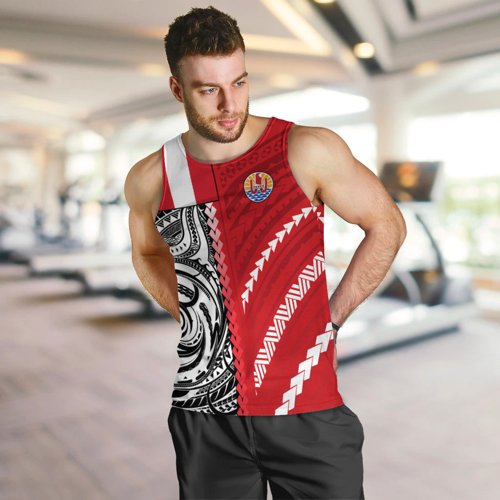 Tahiti Unique Men Tank Top Polynesia Pattern LT13 - Polynesian Pride