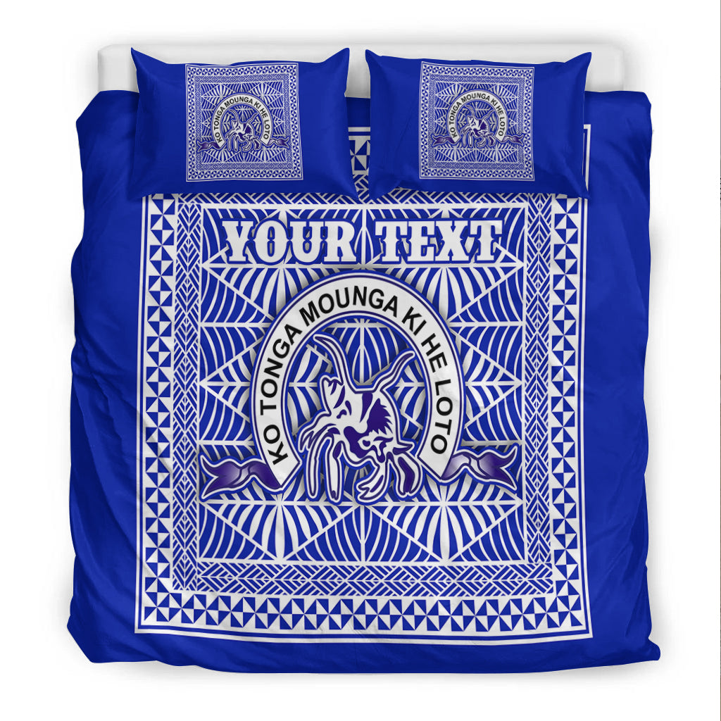 (Custom Personalised) Tupou College Bedding Set Tonga Pattern LT4 - Polynesian Pride