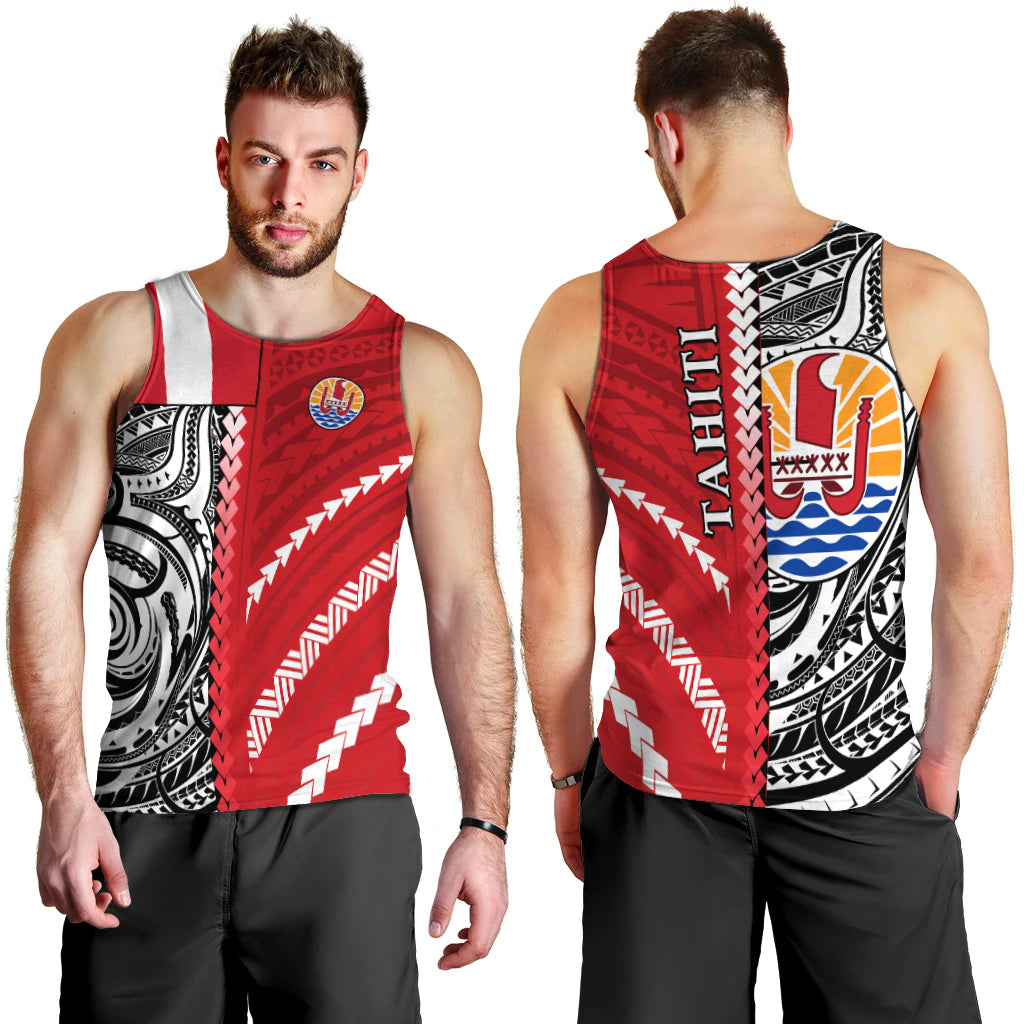Tahiti Unique Men Tank Top Polynesia Pattern LT13 - Polynesian Pride