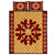 Hawaiian Quilt Pattern Plumeria Dreamcatcher Quilt Bed Set - Polynesian Pride