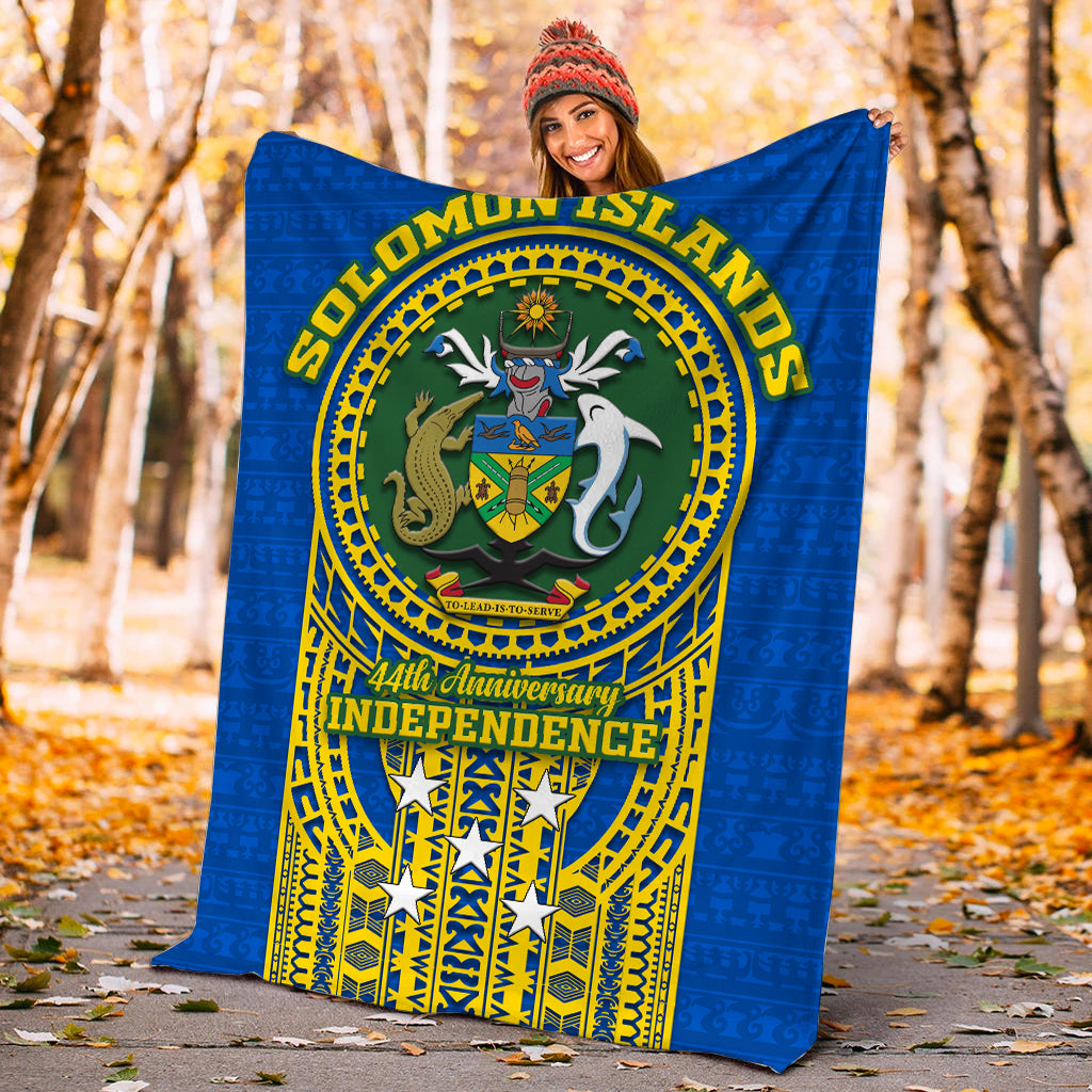 Solomon Islands Independence Anniversary 44th Years Blanket - LT12 - Polynesian Pride