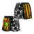 Kanaka Flag Polynesian Women's Short - Dirty Style Women Black - Polynesian Pride