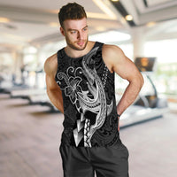 Polynesian Shark Tattoo Hawaii Tribal Men Tank Top - LT12 - Polynesian Pride