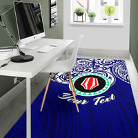 (Custom Personalised) Papua New Guinea Bougainville Pride Area Rug - LT12 - Polynesian Pride