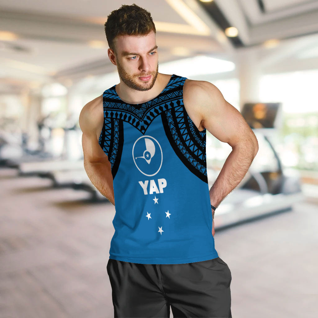 Micronesia Yap - Proud Yapese Men Tank Top - LT12 - Polynesian Pride