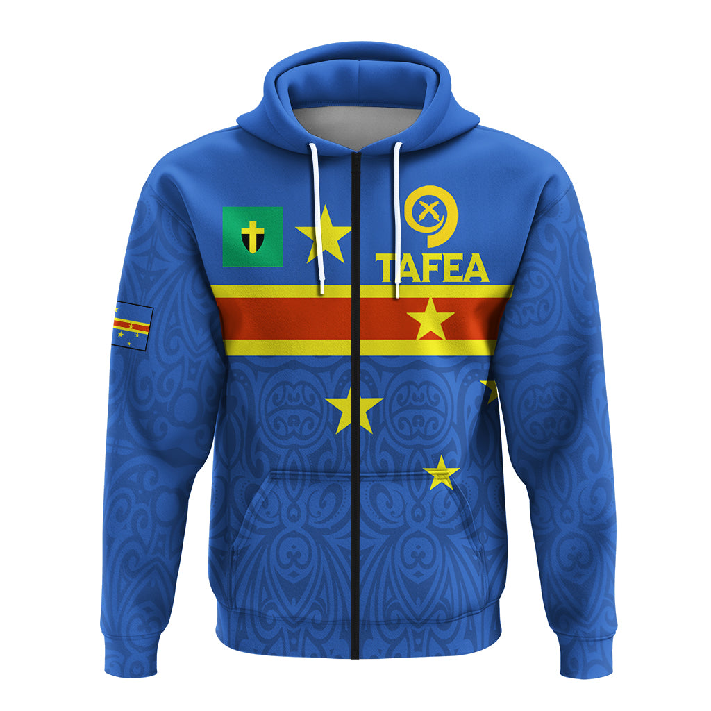 Custom Vanuatu Tafea Province Zip up Hoodie Flag Style LT12 - Polynesian Pride