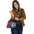 Northern Mariana Islands Shoulder Handbag - Saipan Hibiscus Polynesian Pattern - Polynesian Pride