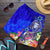 Fiji Men's Shorts - Turtle Plumeria (Blue) Blue - Polynesian Pride