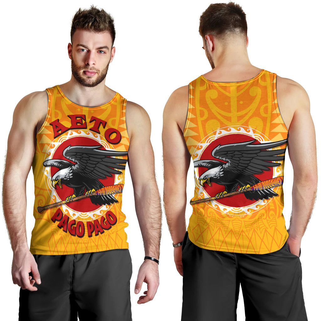 American Samoa Polynesian Men Tank Top - Aeto Pago Pago - Polynesian Pride