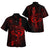 Hawaii Polynesian Matching Dress and Hawaiian Shirt King Of Hawaii with Hawaiian Girls Red Version - Polynesian Pride