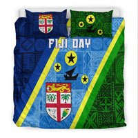 Vanuatu Malampa Fiji Day Bedding Set - Combine Flag Design LT4 - Polynesian Pride
