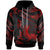 Pohnpei Polynesian Custom Hoodie Polynesian Tattoo Red Version Unisex Red - Polynesian Pride