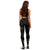 Tokelau Polynesian Women's Legging - Gold Tribal Wave - Polynesian Pride