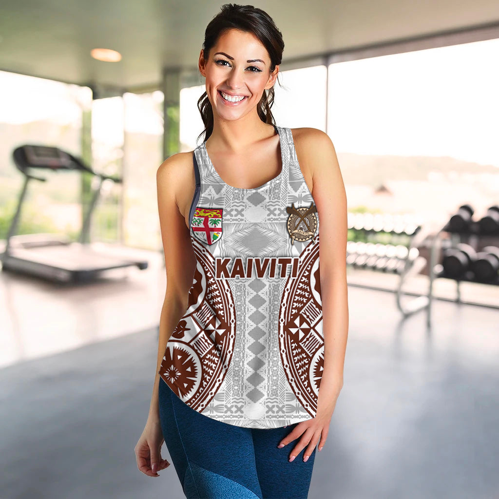 Fiji Kaiviti Tapa Pattern Women Tank Top - LT12 - Polynesian Pride