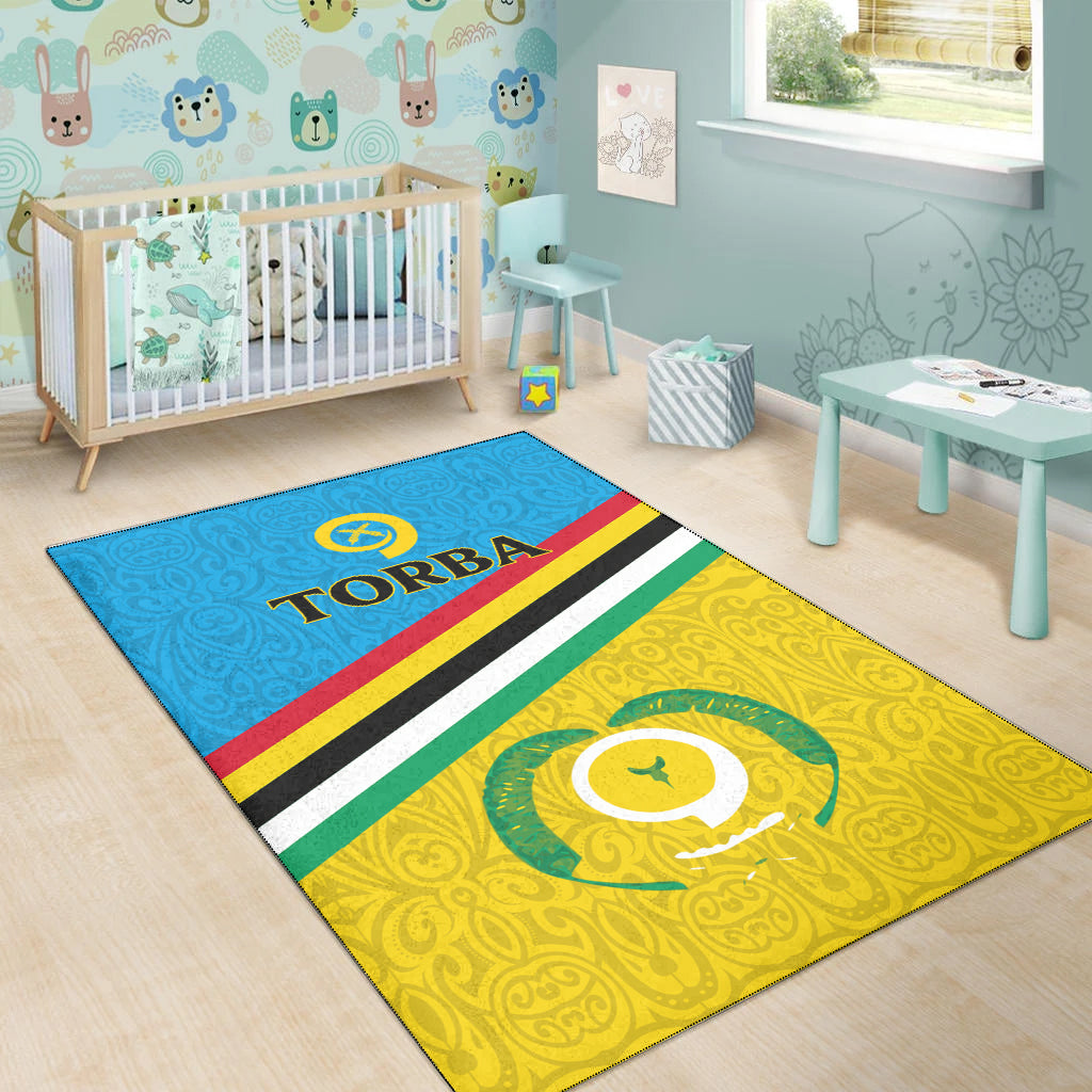 Vanuatu Torba Province Area Rug - Flag Style - LT12 - Polynesian Pride