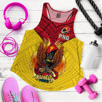 Papua New Guinea Rugby Kumul Pride Women Tank Top - LT2 - Polynesian Pride