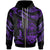 Guam Polynesian Custom Zip Hoodie Polynesian Tattoo Purple Version Unisex Purple - Polynesian Pride