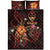 Guam Polynesian Quilt Bed Set - Legend of Guam (Red) - Polynesian Pride