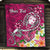 Fiji Custom Personalised Premium Quilt - Turtle Plumeria (Pink) - Polynesian Pride