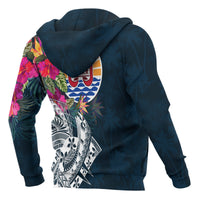 Tahiti Zip up Hoodie Tahiti Summer Vibes - Polynesian Pride