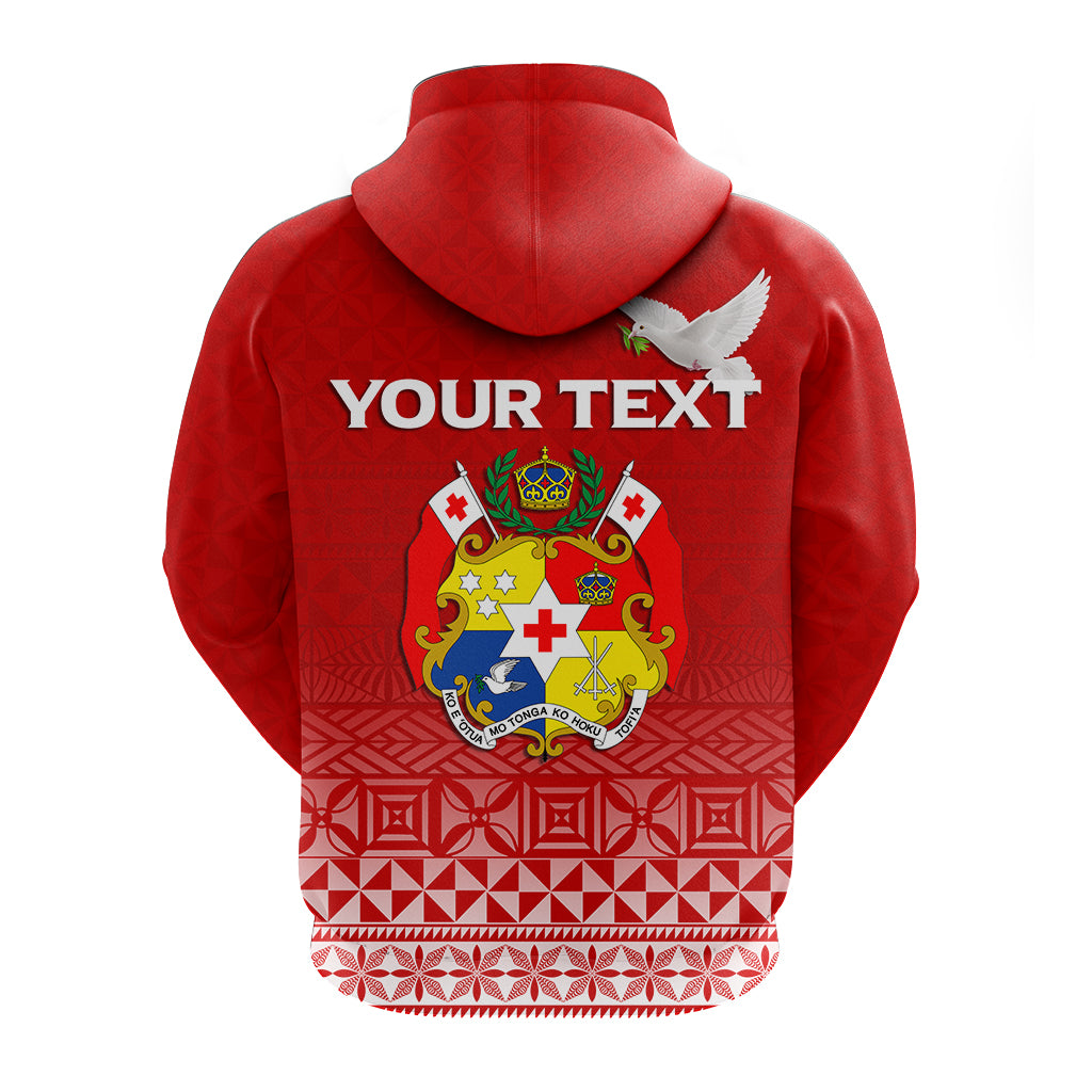 Custom Tonga Tongatapu Zip Hoodie Tongan Pattern LT12 - Polynesian Pride