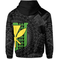 Polynesian Kakau Kanaka maoli Hawaii Zip Hoodie Circle Style - Polynesian Pride