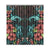 Turtle And Shark With Hibiscus Window Curtain ( Two Piece) Turquoise One Size 50"x108"(Two Piece) Black - Polynesian Pride