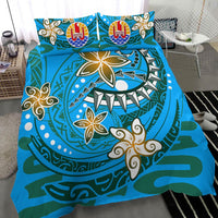Tahiti Bedding Set - Spring Style Blue Color - Polynesian Pride