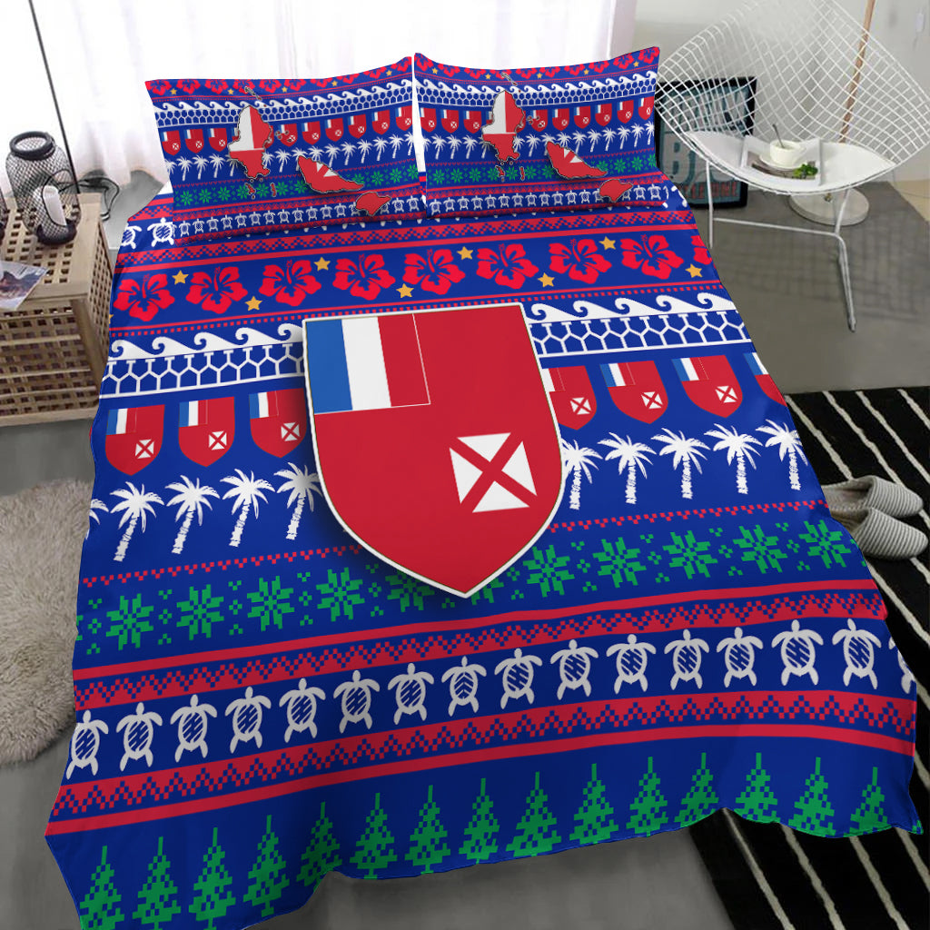 Wallis and Futuna Christmas Bedding Set - Ugly Christmas - LT12 - Polynesian Pride