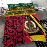 Vanuatu Dreamy Bedding Set Coat Of Arms and Pattern LT13 - Polynesian Pride