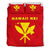 Hawaiian Map Kanaka Maoli Polynesian Polynesian Bedding Set Red Red - Polynesian Pride