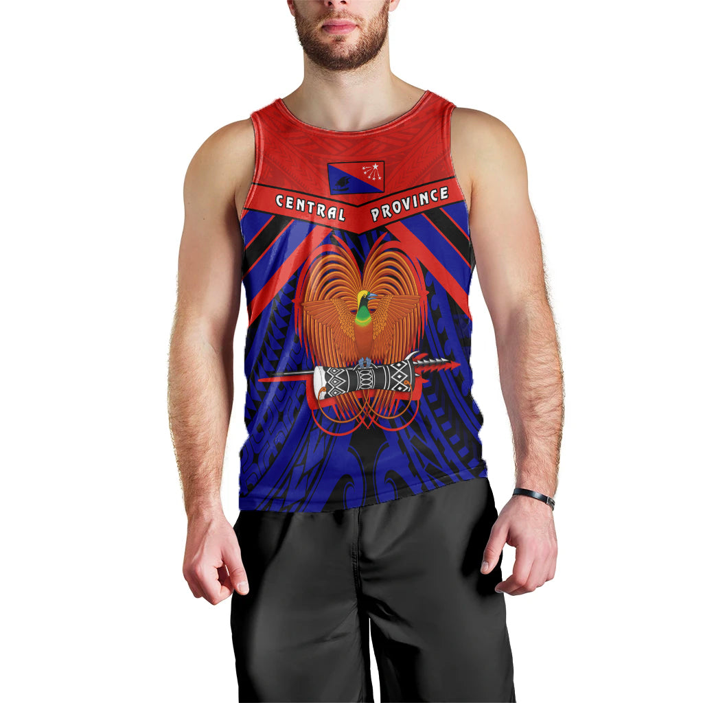 Central Province Men Tank Top Papua New Guinea LT13 - Polynesian Pride