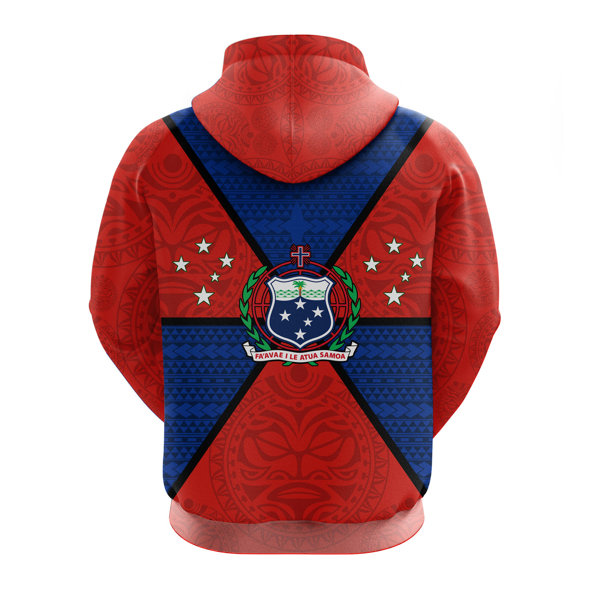 Samoa Zip up Hoodie Maori Polynesian LT20 - Polynesian Pride