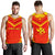 Hawaii Kanaka Polynesian Men's Tank Top Active Red - Polynesian Pride