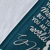 (Custom Personalised) Guam Mothers Day With Green Turtle Blanket - LT12 - Polynesian Pride