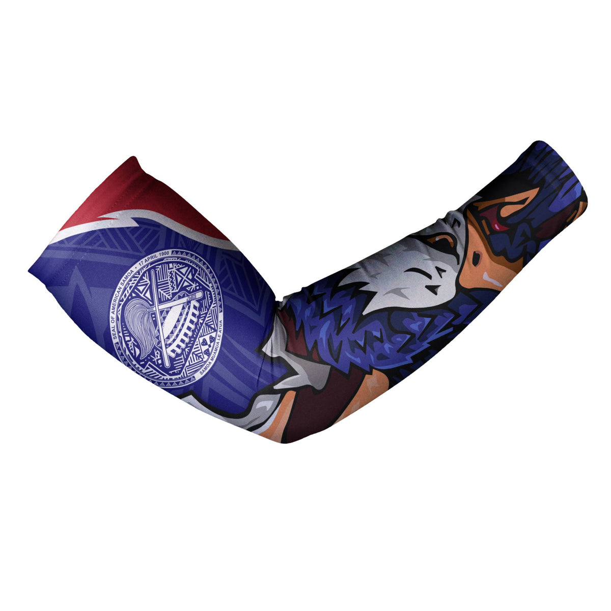American Samoa Arm Sleeve (Set of 2) - Coat Of Arms With Eagle - Polynesian Pride