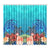 Window Curtain( Two Piece) Hibiscus Polynesian 2 One Size 52"x96"(Two Piece) Blue - Polynesian Pride