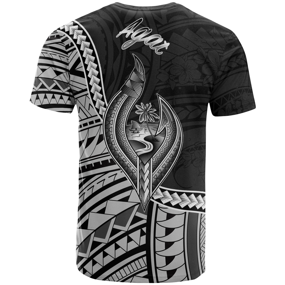 Guam T Shirt Agat Polynesian Patterns - Polynesian Pride