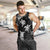 Hawaiian - Silver Tropical Turtle Tank Top AH - Polynesian Pride