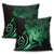 Hawaiian - Hawaii Turtle Hibiscus Polynesian Vintage Pillow Covers - Green - AH - Polynesian Pride
