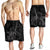 Hawaiian - Hawaii Ukulele Flower Men's Shorts - Gray - AH - Polynesian Pride