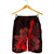 Hawaiian - Hawaii Ukulele Flower Men's Shorts - Red - AH - Polynesian Pride