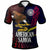 American Samoa Polo Shirt Custom Seal Of American Samoa Gradient Color Style LT10 Black - Polynesian Pride