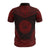 American Samoa Custom Polo Shirt Amerika Samoa Seal Polynesian Chief Tattoo Red Version - Polynesian Pride