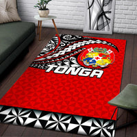 Tonga Area Rug Polynesian Tattoo LT6 - Polynesian Pride