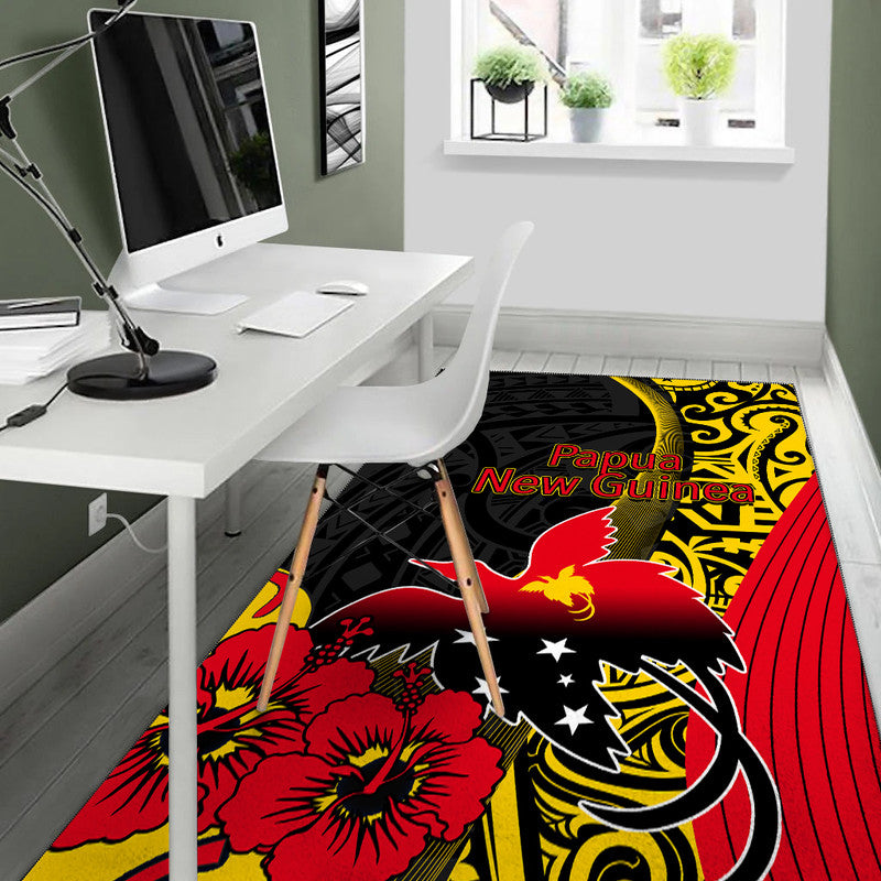 Papua New Guinea Area Rug Vibe Style LT6 - Polynesian Pride