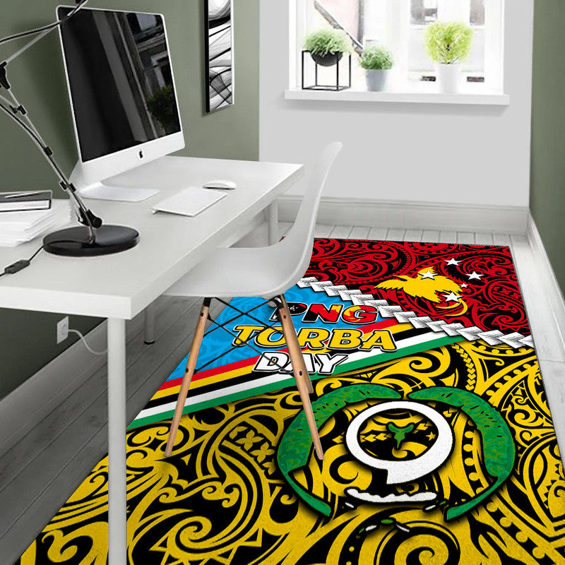 PNG Torba Day Area Rug Happy Day LT6 - Polynesian Pride