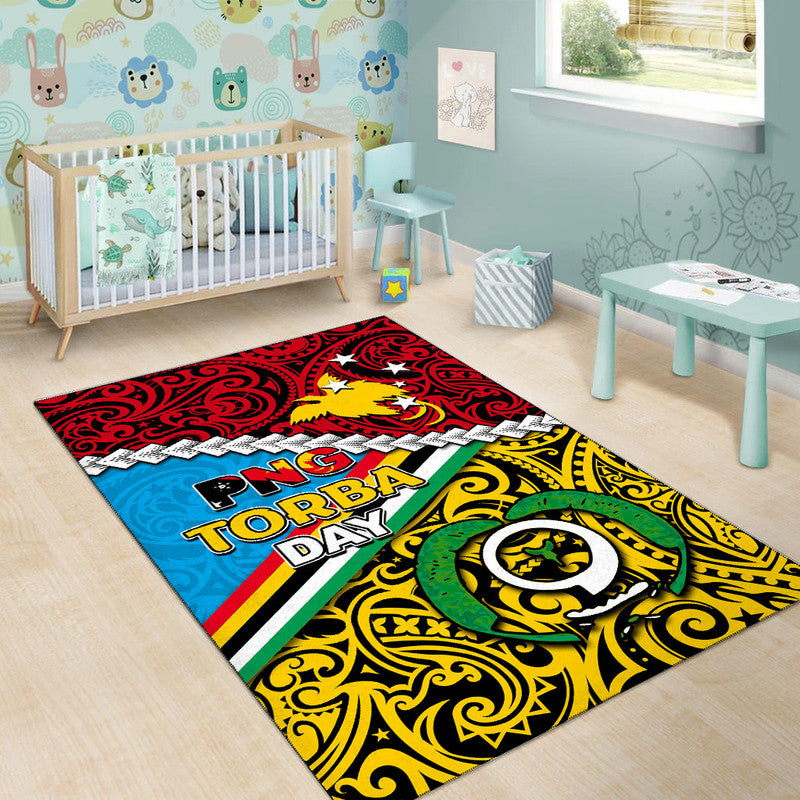PNG Torba Day Area Rug Happy Day LT6 - Polynesian Pride
